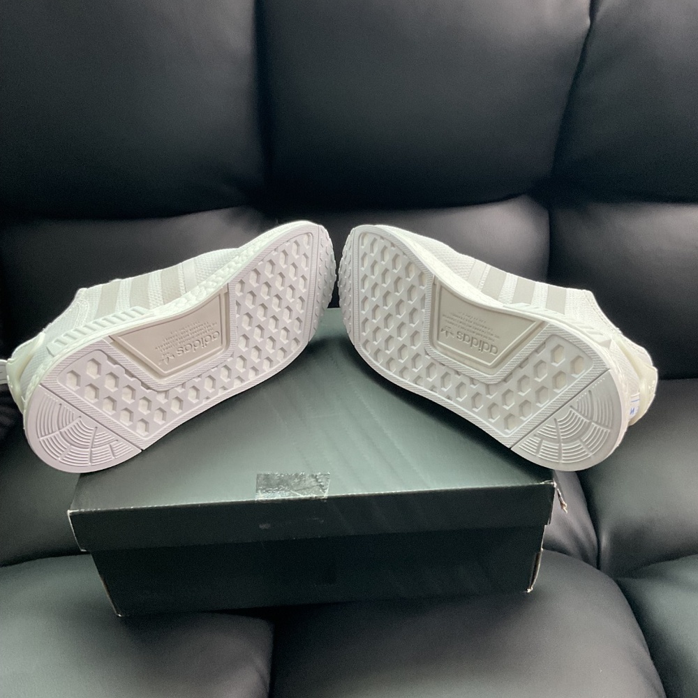 Adidas NMD_R1 W "Core White Glitch" Sneakers Women's Size 7 FX7074 - Picture 9 of 10